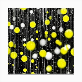 Yello spots Canvas Print