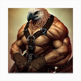 Daddy Gryphon Canvas Print