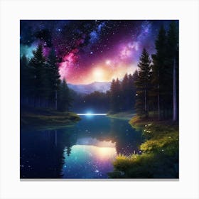 Starry Night Sky 10 Canvas Print