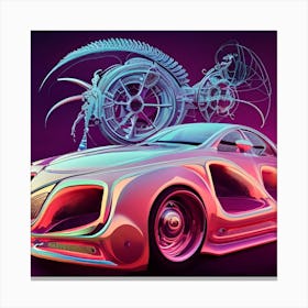 Futuristic Car 3 Canvas Print