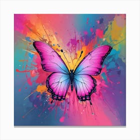 Butterfly Painting 154 Canvas Print