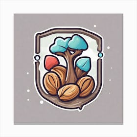 Nut Tree Logo Canvas Print