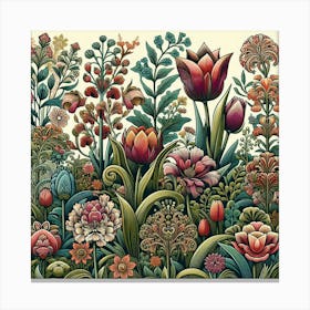 Tulip Garden 20 Canvas Print