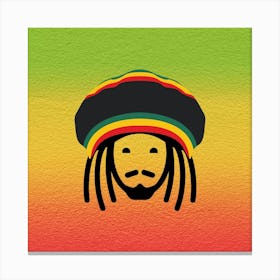 Reggae Africa Lion Jewish Desert Canvas Print