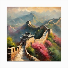 Great Wall Of China Canvas Print