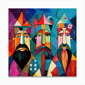 Three Kings 10 Canvas Print