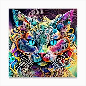 Magical Cat 13 Canvas Print