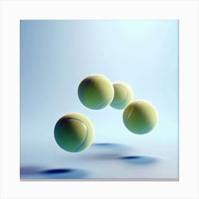 Tennis Balls In The Air Canvas Print