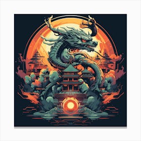 Asian Dragon 1 Canvas Print