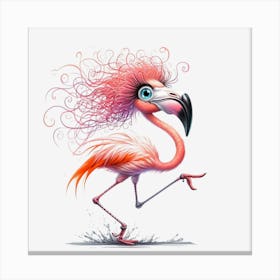 Flamingo 3 Canvas Print