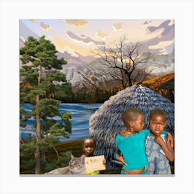 Children Of Uganda Canvas Print