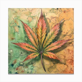 Marijuana Leaf Canvas Print