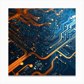 Circuit Board 28 Canvas Print