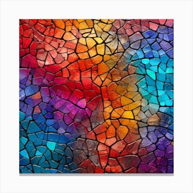 Mosaic Tile Background Canvas Print