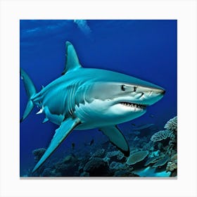Great White Shark 13 Canvas Print