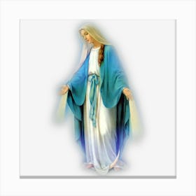 Mary, Blessed Mother Catholic Canvas Print