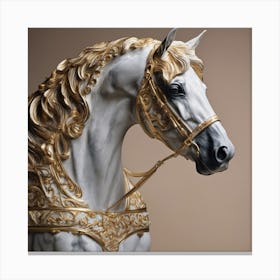 Gold Horse 1 Canvas Print