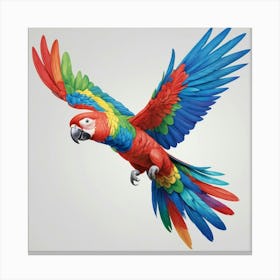 Colorful Parrot 1 Canvas Print