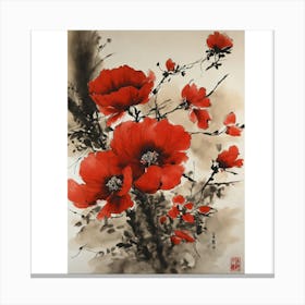 Red Poppies Canvas Print