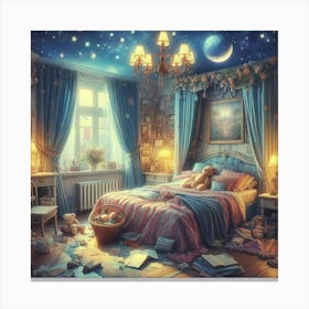 Dream Bedroom Canvas Print