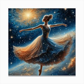 dance of stars Canvas Print