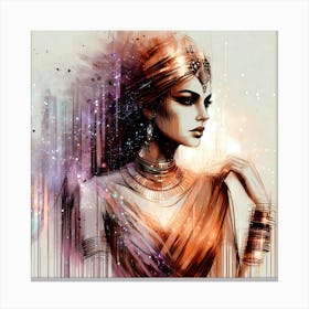 Portrait Artwork 34 Canvas Print