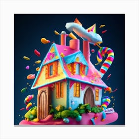 Treehouse of candy 2 Canvas Print