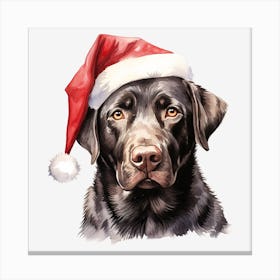 Christmas Labrador 1 Canvas Print