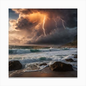 Thunder Storm Collection 2 1 Canvas Print