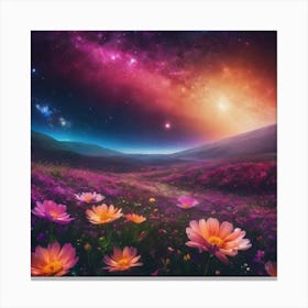 Celestial Blossom Canvas Print
