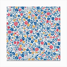 Jasmine Jive Bloom London Fabrics Floral Pattern 1 Canvas Print
