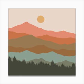 Mountain Landscape Canvas Print