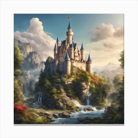 Cinderella Castle 15 Canvas Print