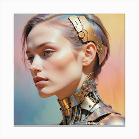 Robot Girl 2 Canvas Print