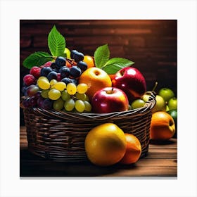 Fruit Basket 4 Canvas Print