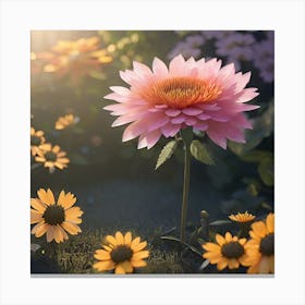 Dahlia Canvas Print