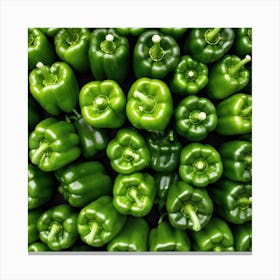 Green Peppers 2 Canvas Print