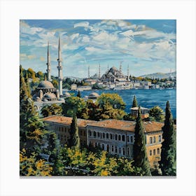 Blue Mosque 10 Canvas Print