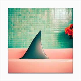 Shark Bath Canvas Print