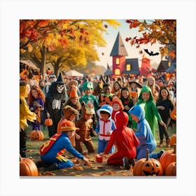 Halloween Festival (1) Canvas Print