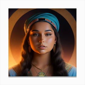 Egyptian Woman 2 Canvas Print