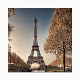 Paris Eiffel Tower 121 Canvas Print