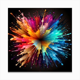 Colour Burst Canvas Print