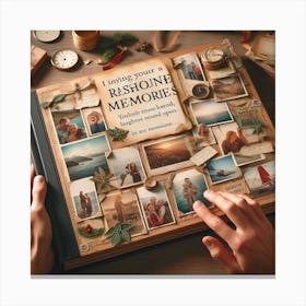 Remembrance Book Canvas Print