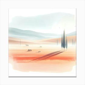 Landscape Painting 74 Canvas Print