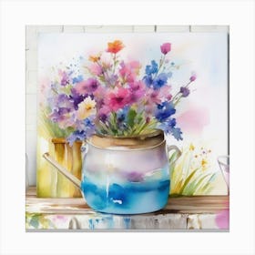 Watering Can Canvas Print