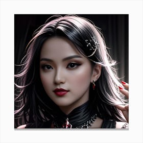 Asian Beauty Canvas Print