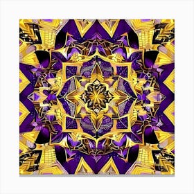 Purple Mandala Canvas Print