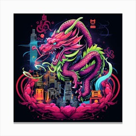 Dragon City 1 Canvas Print