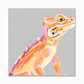 Bearded Dragon Lizard 08 Canvas Print